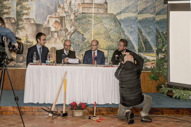 Slavnostní podpis smlouvy se zhotovitelem 